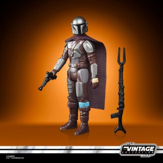Star Wars The Mandalorian Retro Collection Actionfigur 2022 The Mandalorian (Beskar) 10 cm