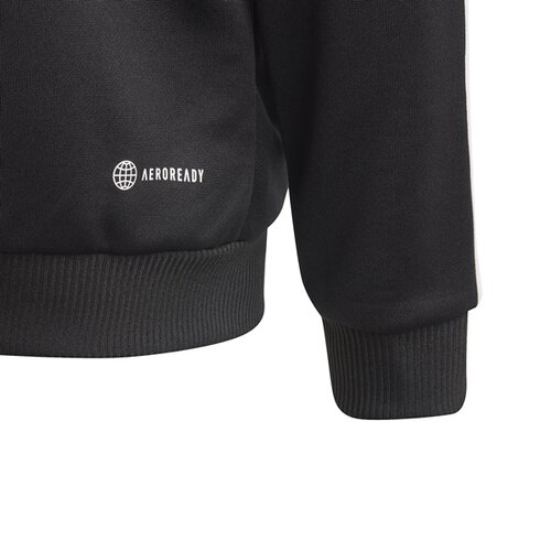 KINDER KAPUZENSWEAT TRAIN ESSENTIALS AEROREADY 3-STREIFEN REGULAR-FIT