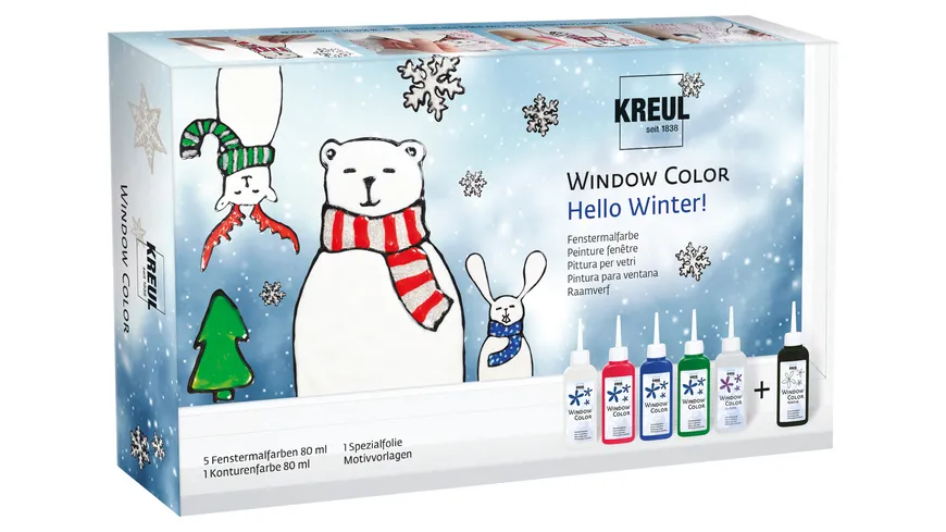 KREUL Window Color Set Hello Winter 400 ml