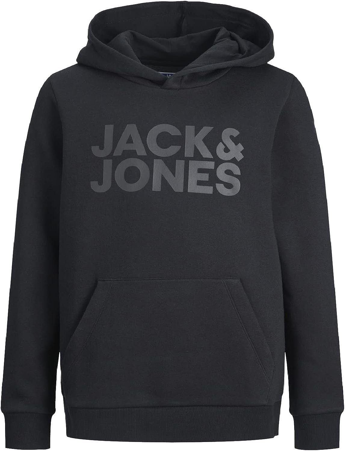 Jack & Jones Junior Kapuzensweatshirt (Spar Set, 3er Pack) mit Printdruck und Kängurutasche im 3er Pack