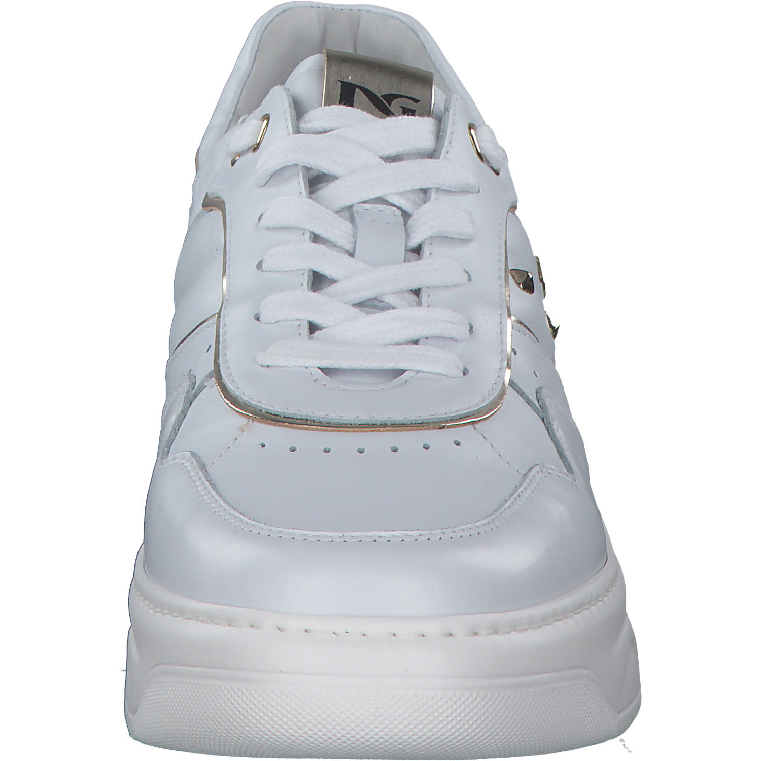 NeroGiardini I205380D, Schnürschuhe, Damen, bianco/platino