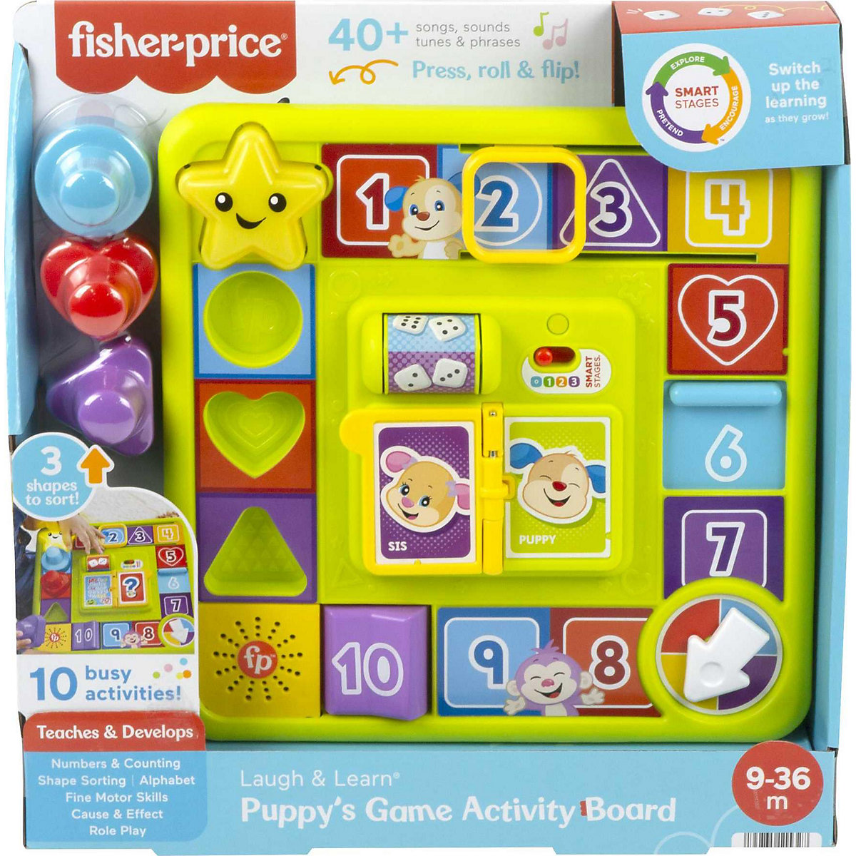 Fisher-Price Lernspaß Motorik-Spielbrett (D)