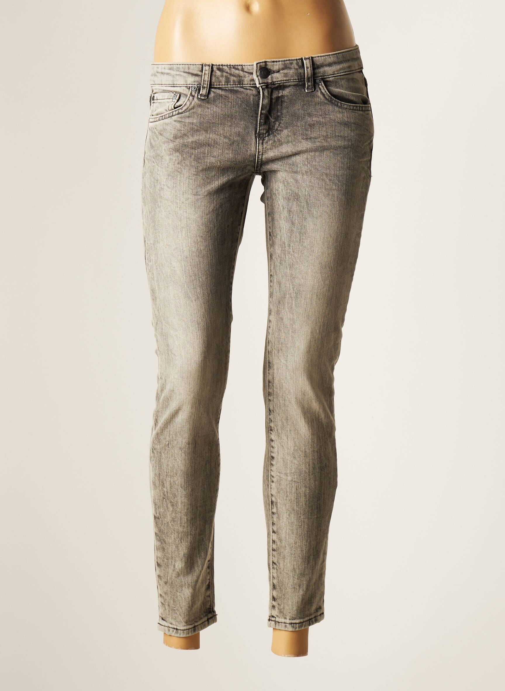 Ltb Jeans Skinny Femme couleur gris