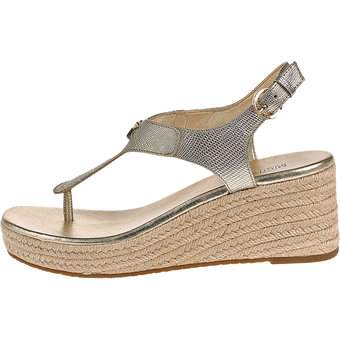 Michael Kors Laney Thong Keilsandale in gold