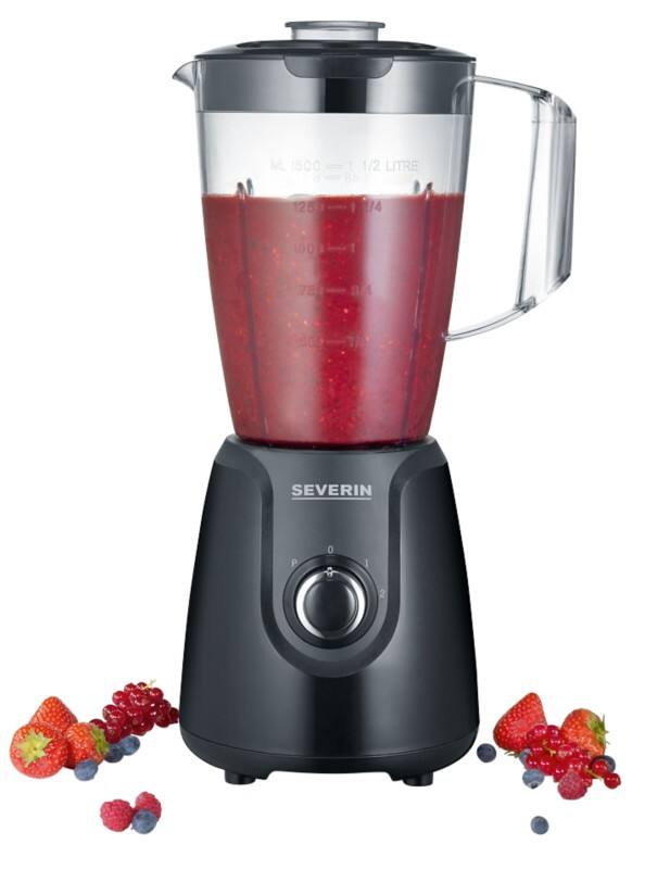 SEVERIN Mixer SM 3707 600 W 1500 ml Kunststoff Schwarz