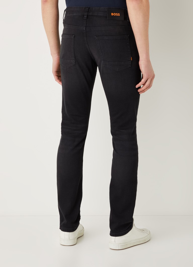 Blugi HUGO BOSS Delaware Slim Fit cu efect decolorat