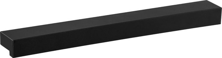 INOSIGN Waschbeckenunterschrank Skara mit Klappe und Schubkasten, schwarze Griffe, Breite 80 cm, Höhe 55 cm