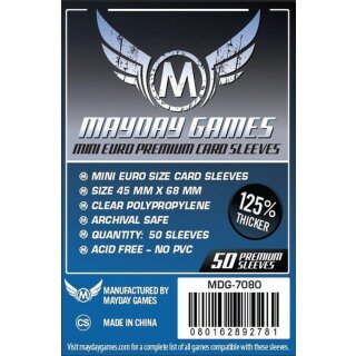 Premium Mini Euro Card Sleeves [50] (45x68mm)