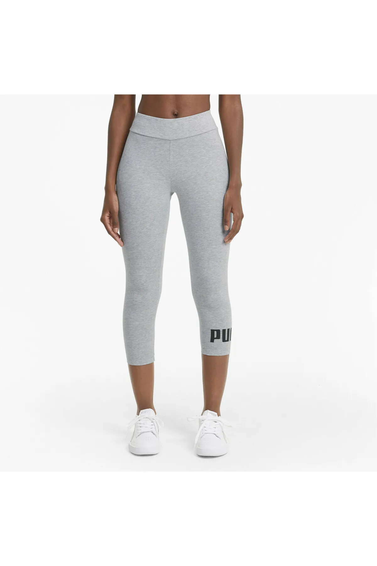 Puma  Sport-Leggings - Grau - Mittlerer Bund