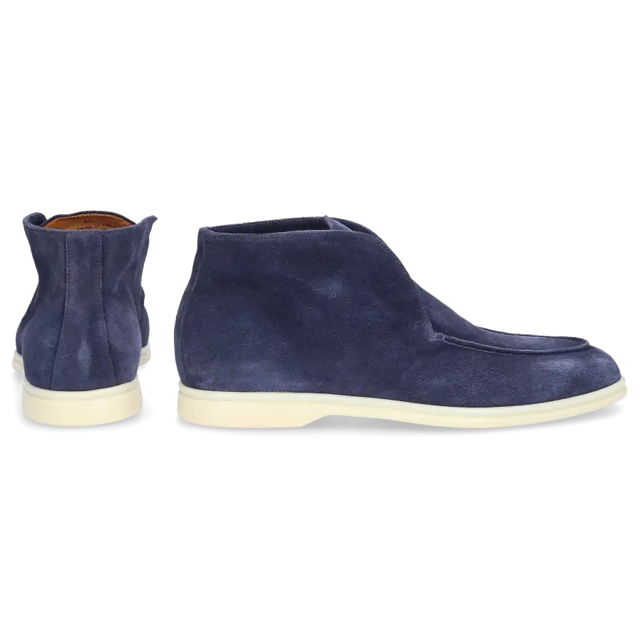 EN AVANT - Stiefeletten VALENCIA Veloursleder - blau