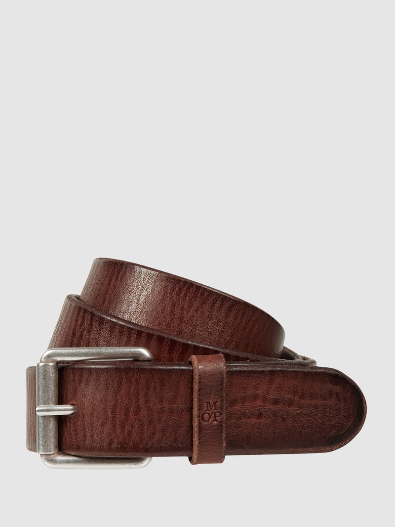 Gürtel aus Leder in cognac