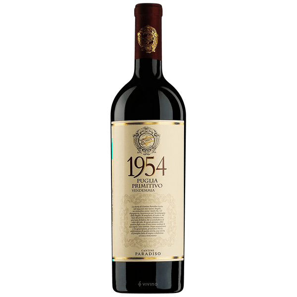 Cantine Paradiso 1954 Primitivo Puglia 2021
