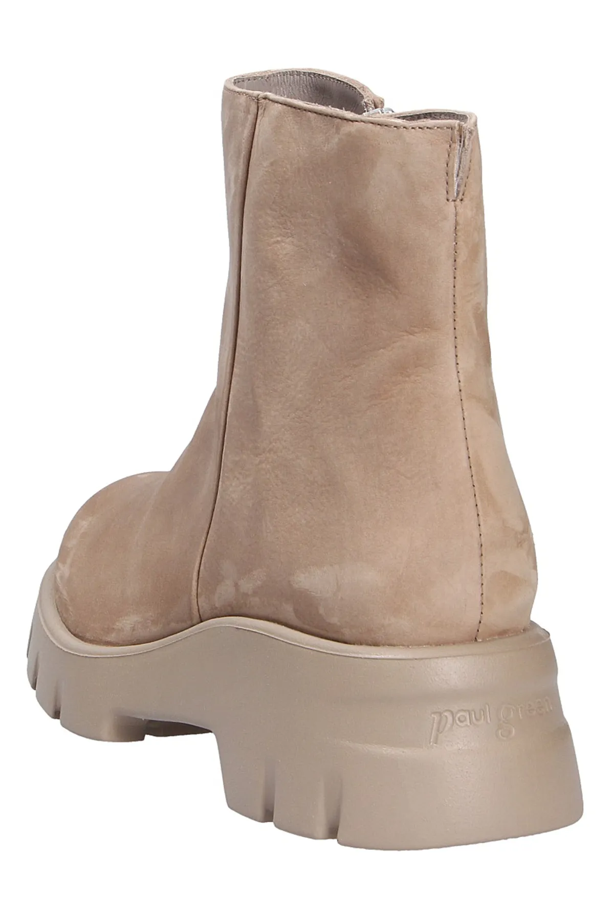 Paul Green  Stiefelette - Beige - Blockabsatz