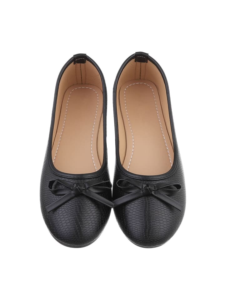 Ital-Design Ballerina in Schwarz günstig kaufen