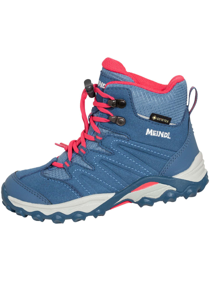 MEINDL Wanderschuhe Arigo Junior Mid GTX in blau/pink günstig kaufen