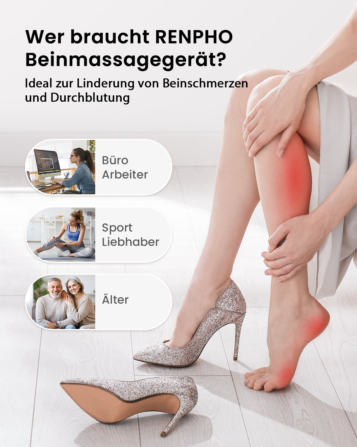 Luftkompressionsmassagegerät für die Beine