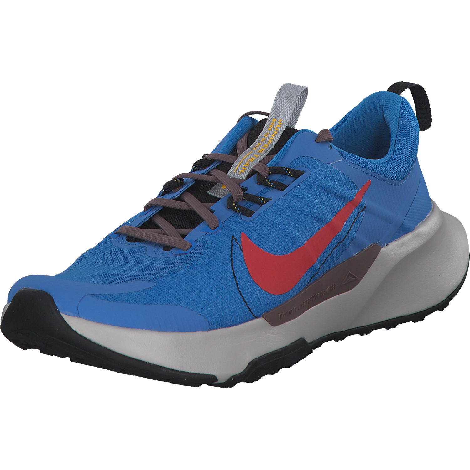 Nike Juniper Trail 2 DM0822, Sneakers Low, Herren, LT Photo blue Track Red plum