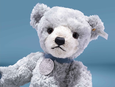 Steiff Club-Edition 2022, 32 cm, hellblau