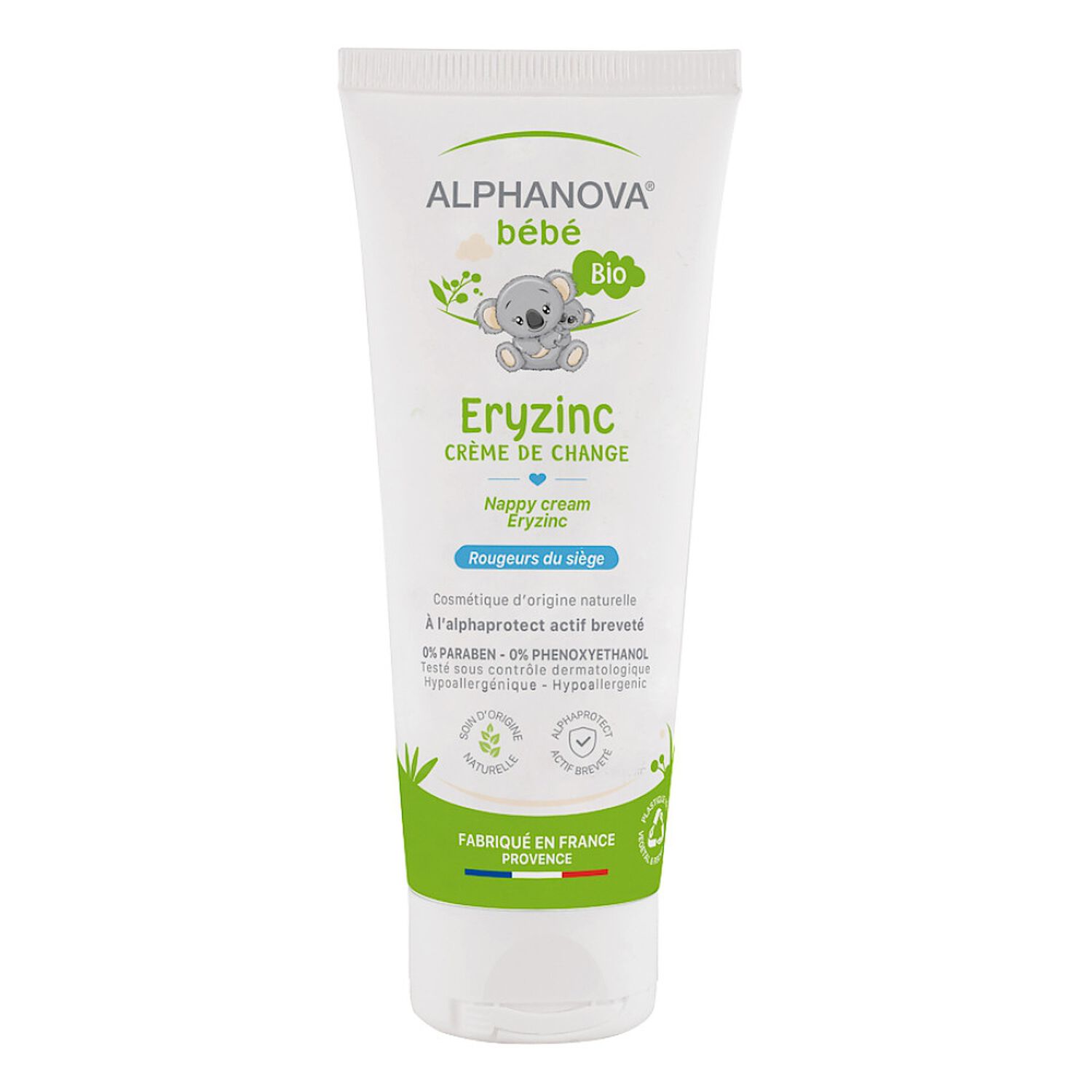 Alphanova Bébé Crème de Change Bio Eryzing 75 ml