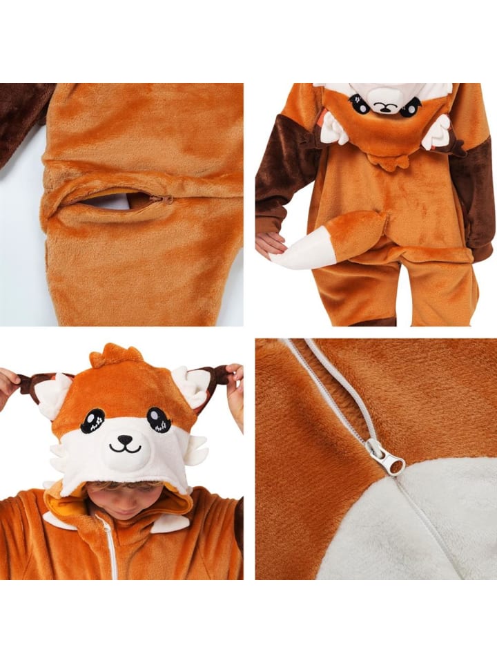 Corimori Onesie Kostüm in Orange günstig kaufen