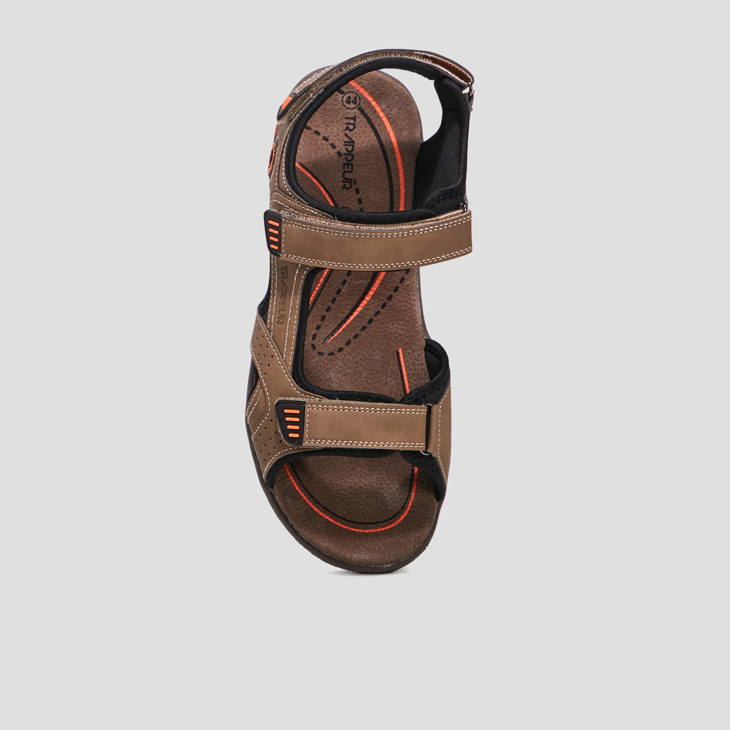 Sandales à scratchs beige homme | La Halle