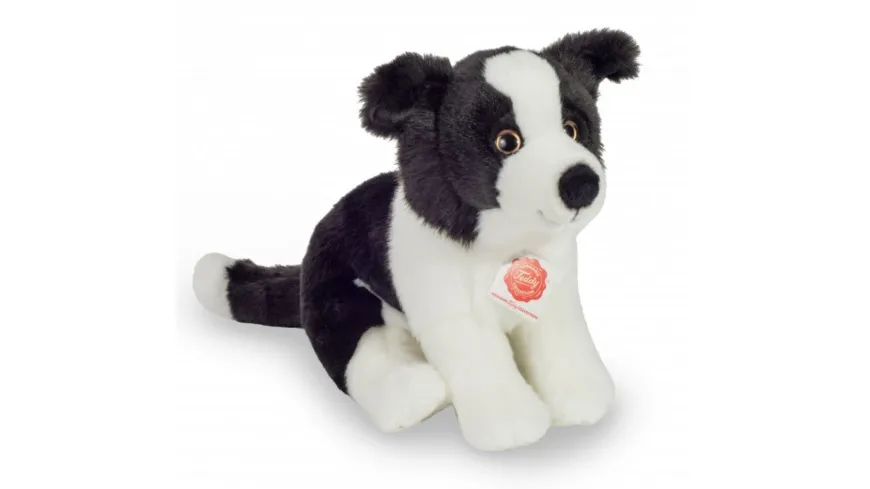 Teddy-Hermann - Kuscheltier Border Collie Welpe sitzend 25 cm