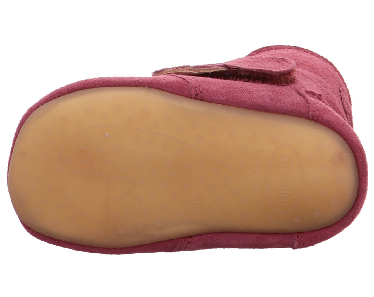 PAPAGENO - Pink Hausschuh mit Klettverschluss