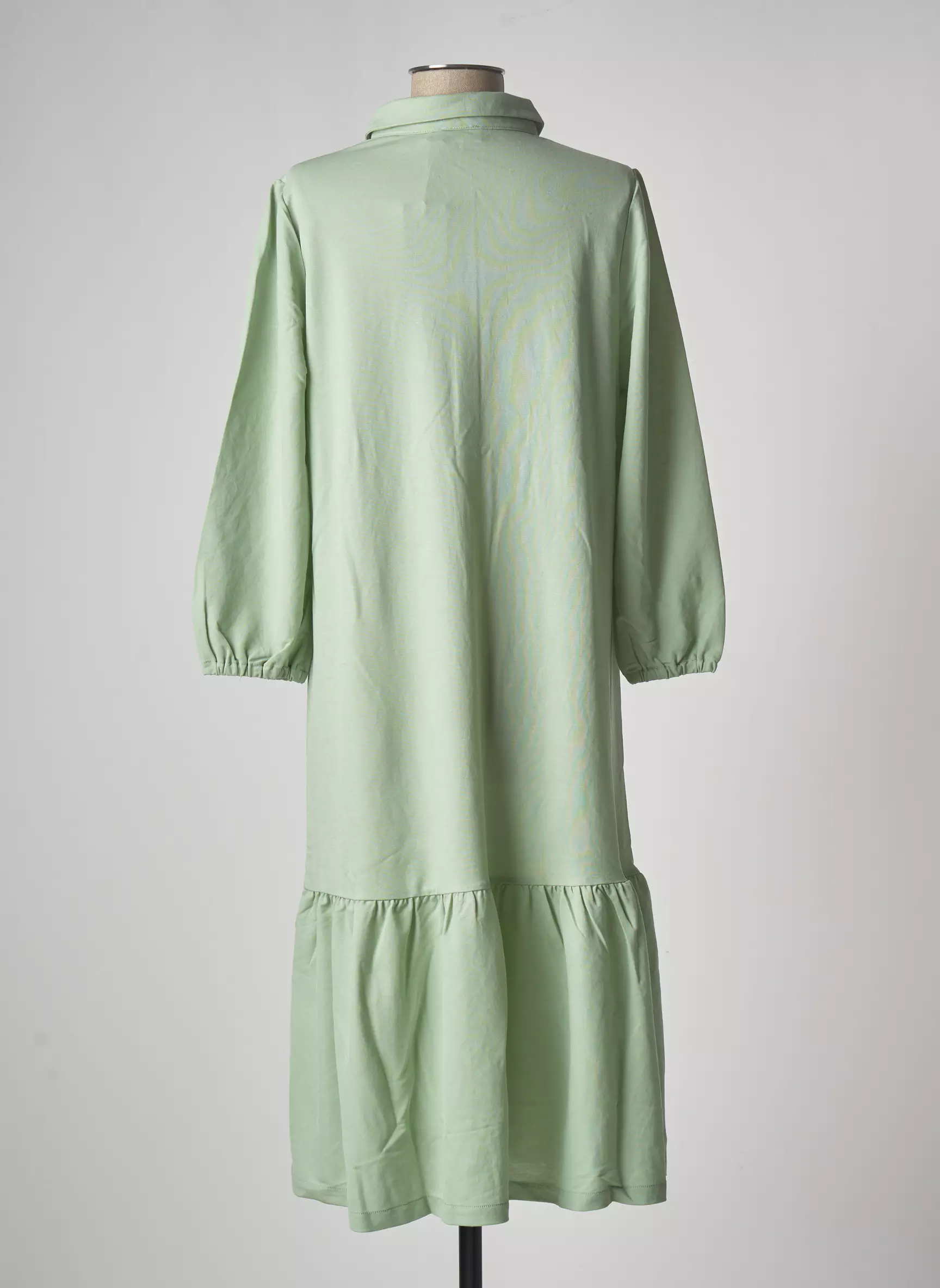 Yest Robes Mi Longues Femme couleur vert