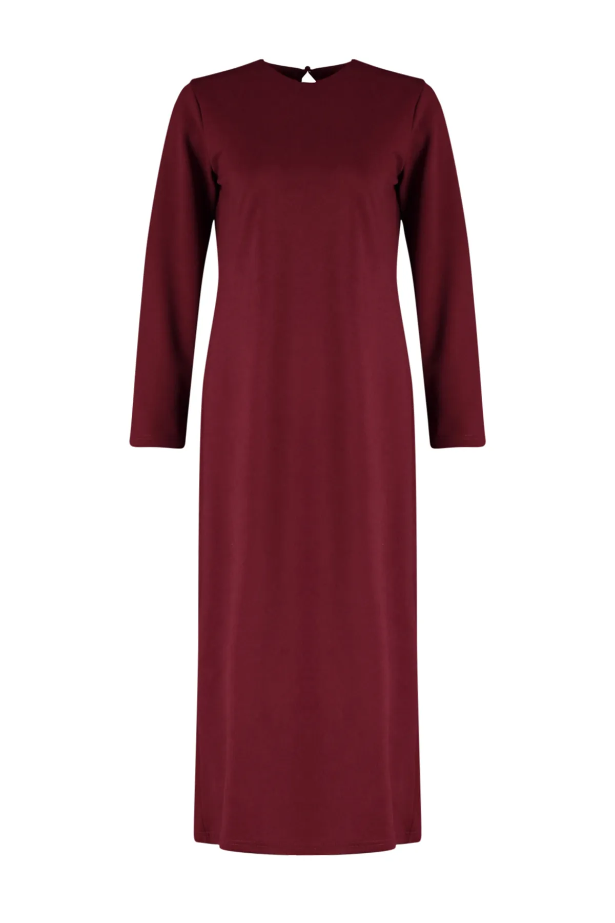 Trendyol Modest  Pflaume Ungefüttert Glatt Gestrickt TCTSS23EB00003