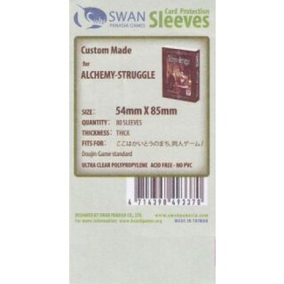 Swan Panasia Kartenhüllen 54mm x 85mm 80 Hüllen Premium