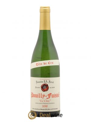 Pouilly-Fuissé Tête de Cru Le Clos J.A. Ferret (Domaine)  2018 - Lot de 1 Bouteille