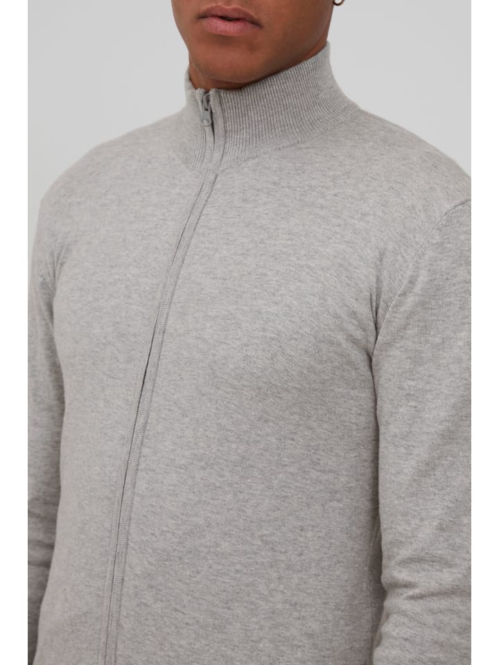 INDICODE Strickjacke IDBadi 35543MM Feinstrick Jacke in Grau günstig kaufen