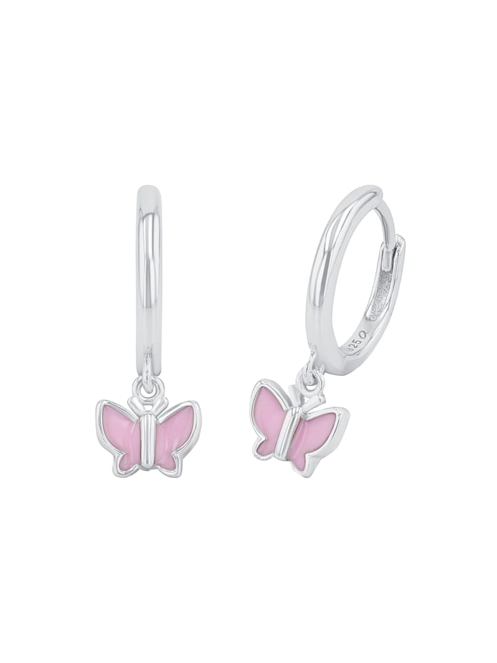 Prinzessin Lillifee Creolen Silber 925, rhodiniert in Rosa günstig kaufen onesize