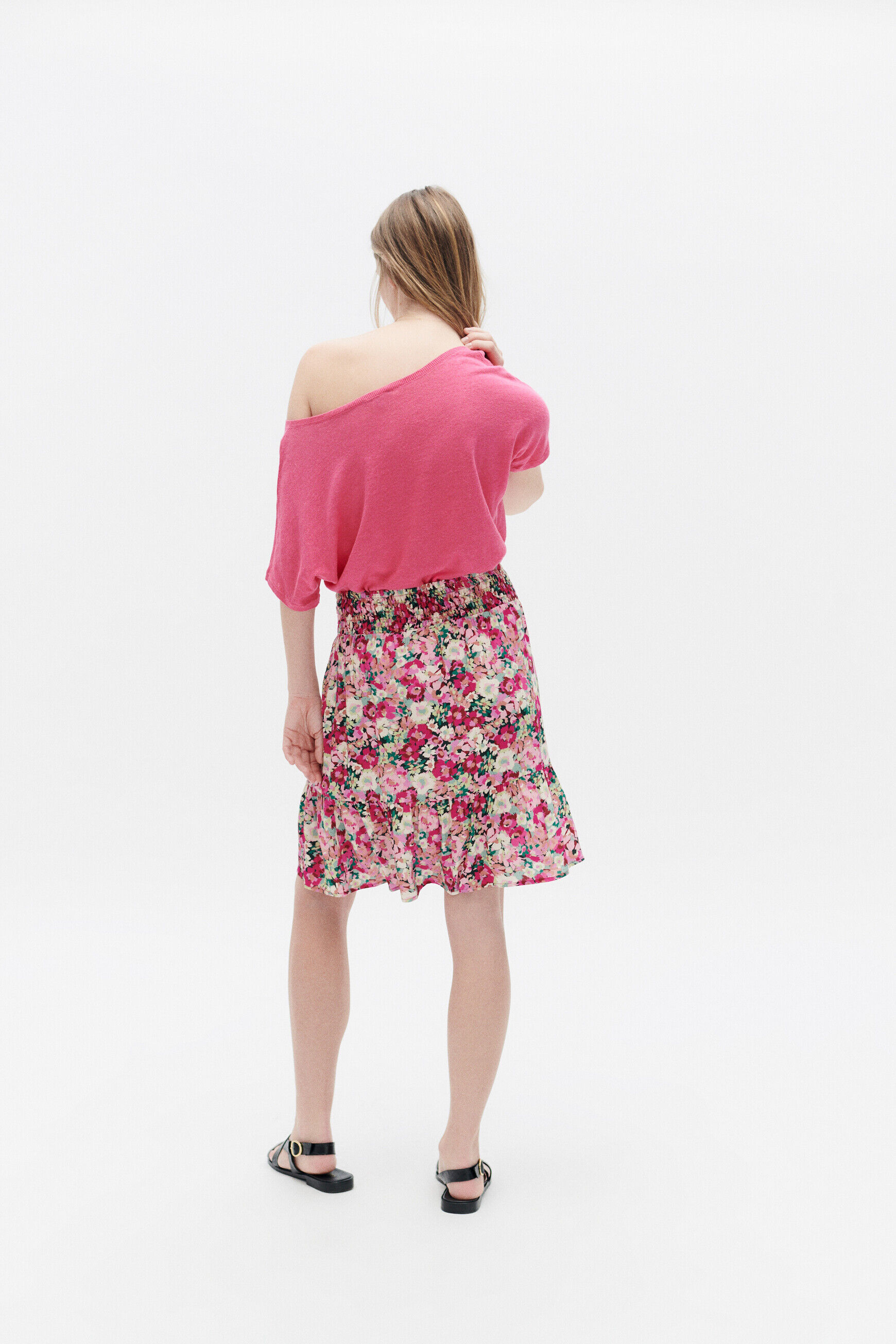 Jupe julia rose femme
