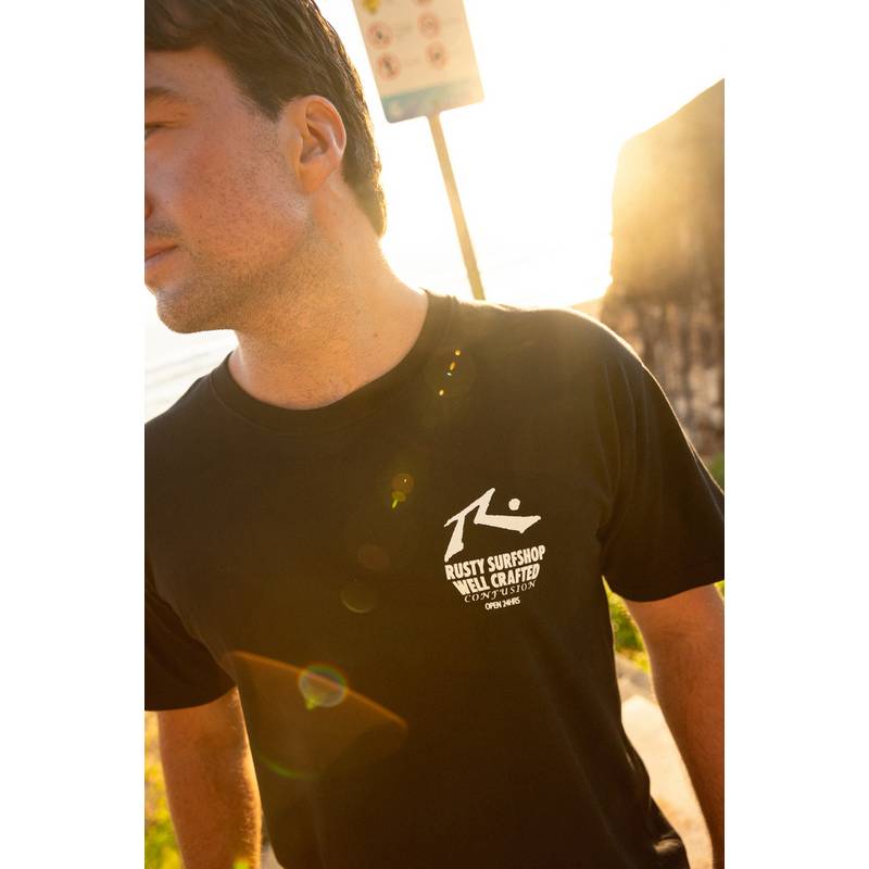 RUSTY SHAPE SHOP MERCH SHORT SLEEVE TEE T-Shirt Herren
