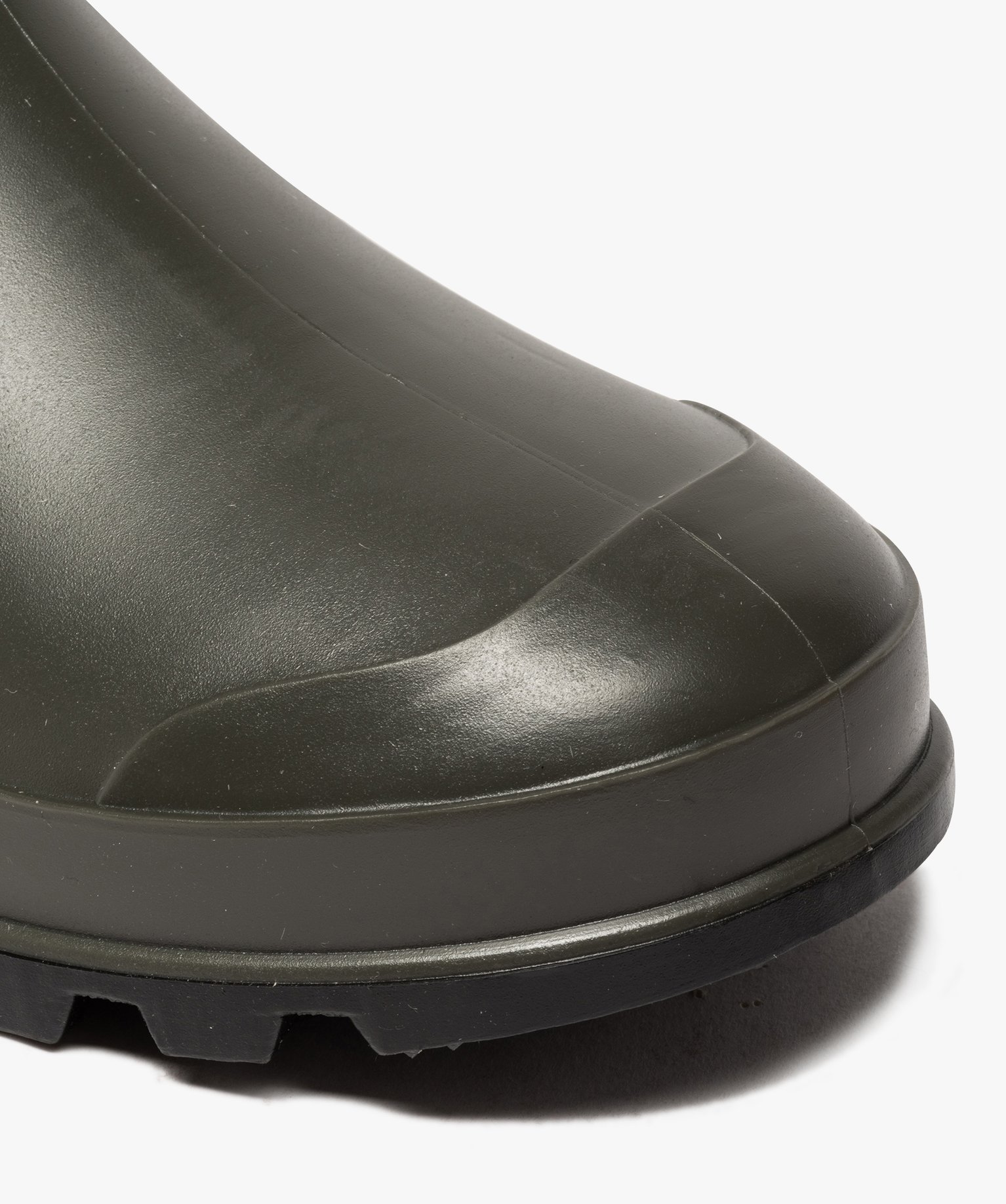 Bottes de pluie femme unies à semelle crantée kaki | GEMO