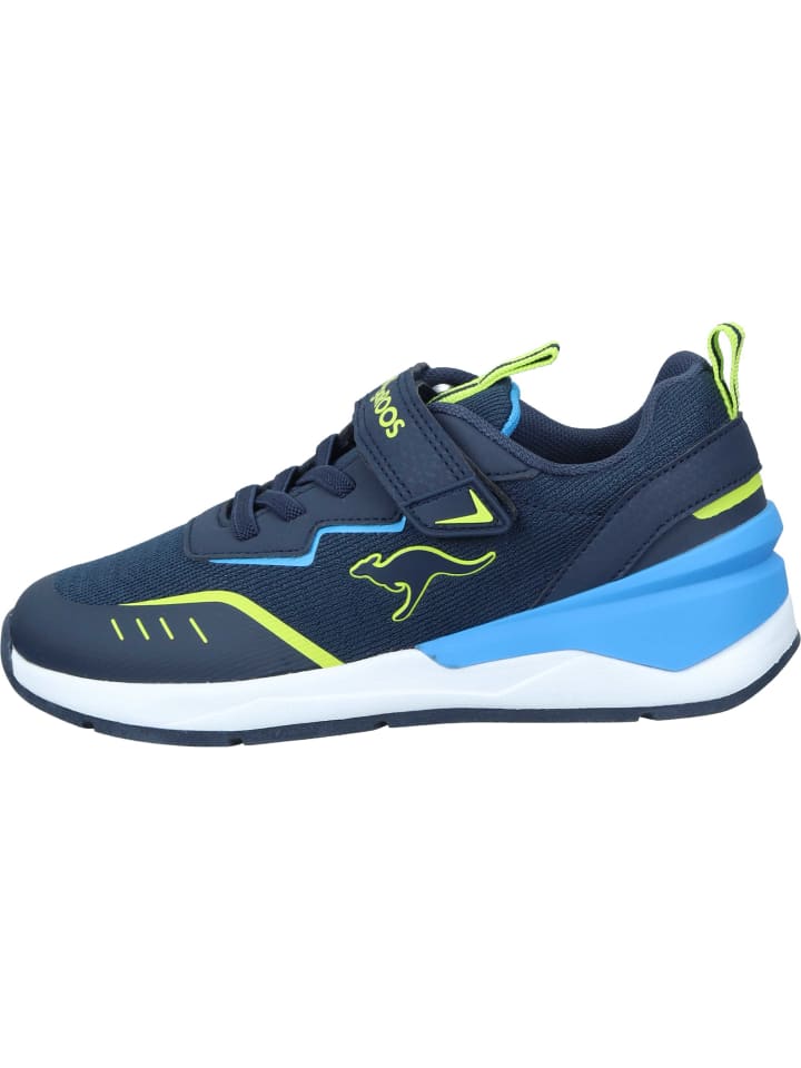 Kangaroos Schnürschuhe in dk navy/lime günstig kaufen