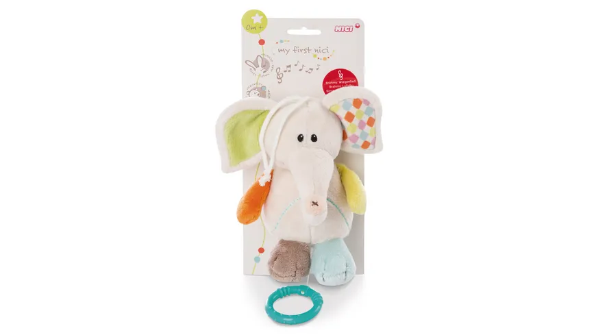 NICI Spieluhr Elefant Dundi 18cm 39718