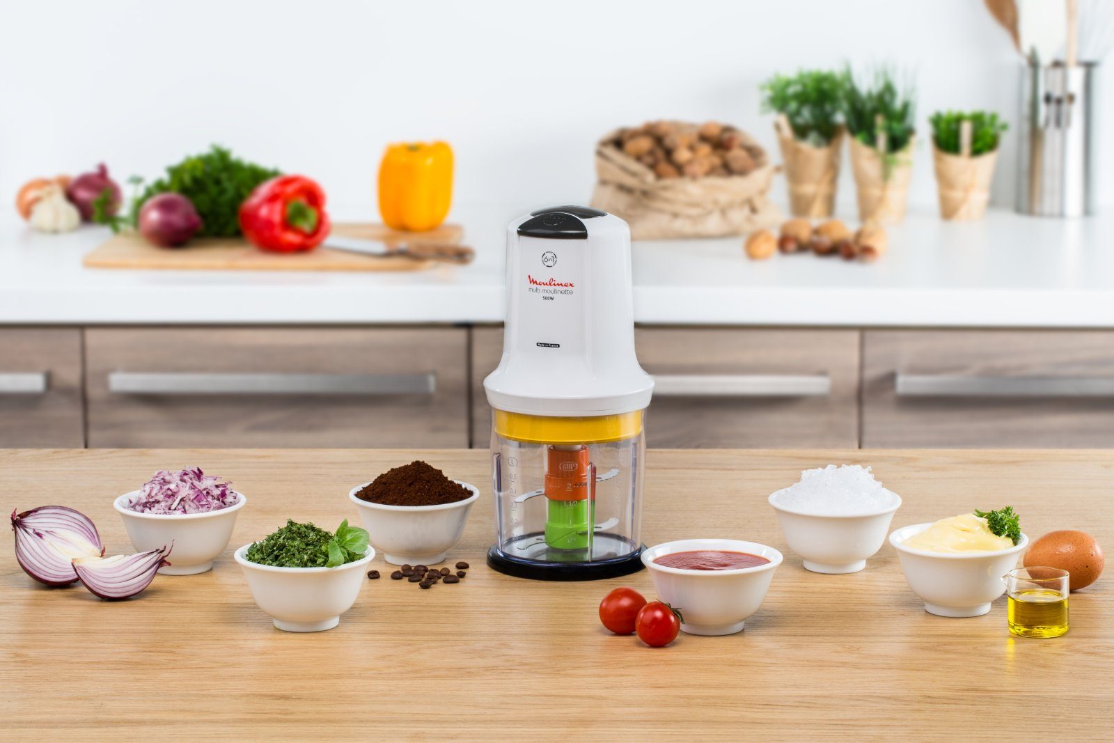 Moulinex Zerkleinerer Multi Moulinette 6 in 1 AT7231 500W 500ml, 500 W