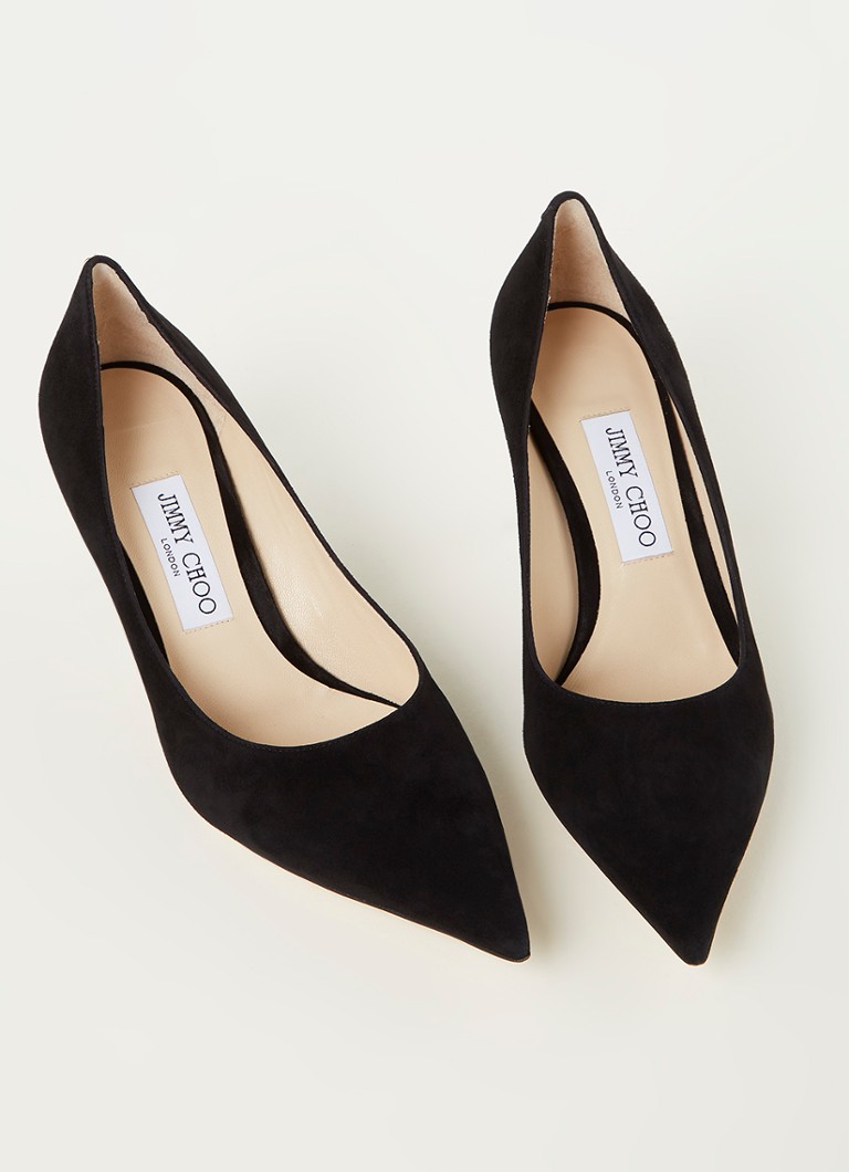 Pantofi cu toc Jimmy Choo Love din piele întoarsă