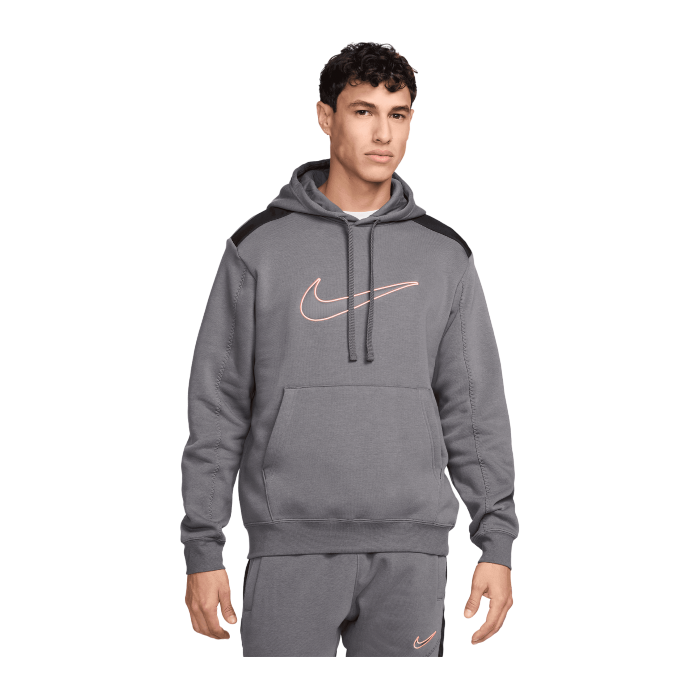 Nike Fleece Hoody Grau F068