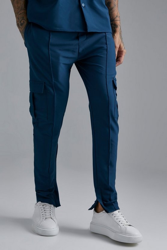 Slim-Fit Cargo-Hose mit Stretch