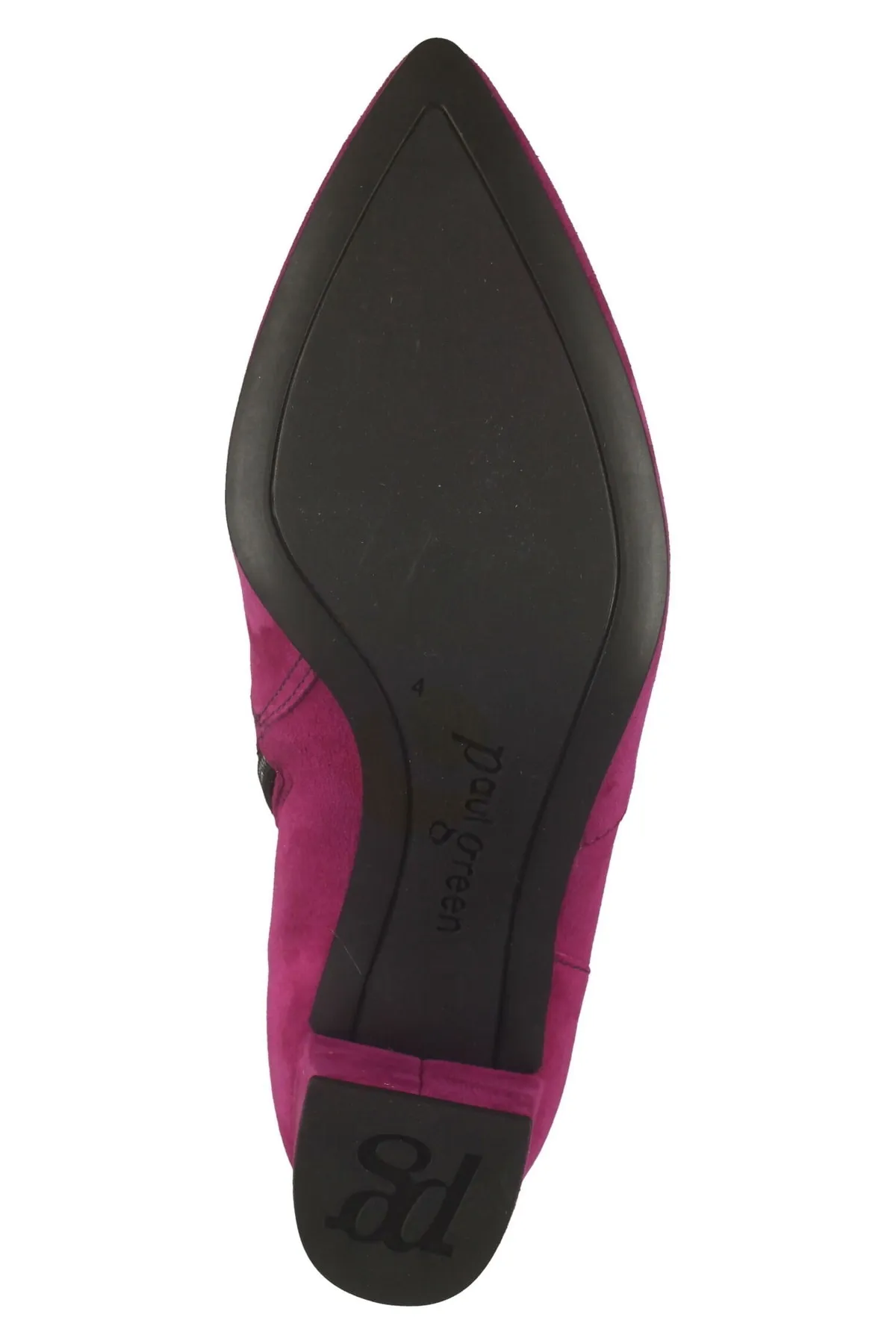 Paul Green  Stiefelette - Lila - Blockabsatz