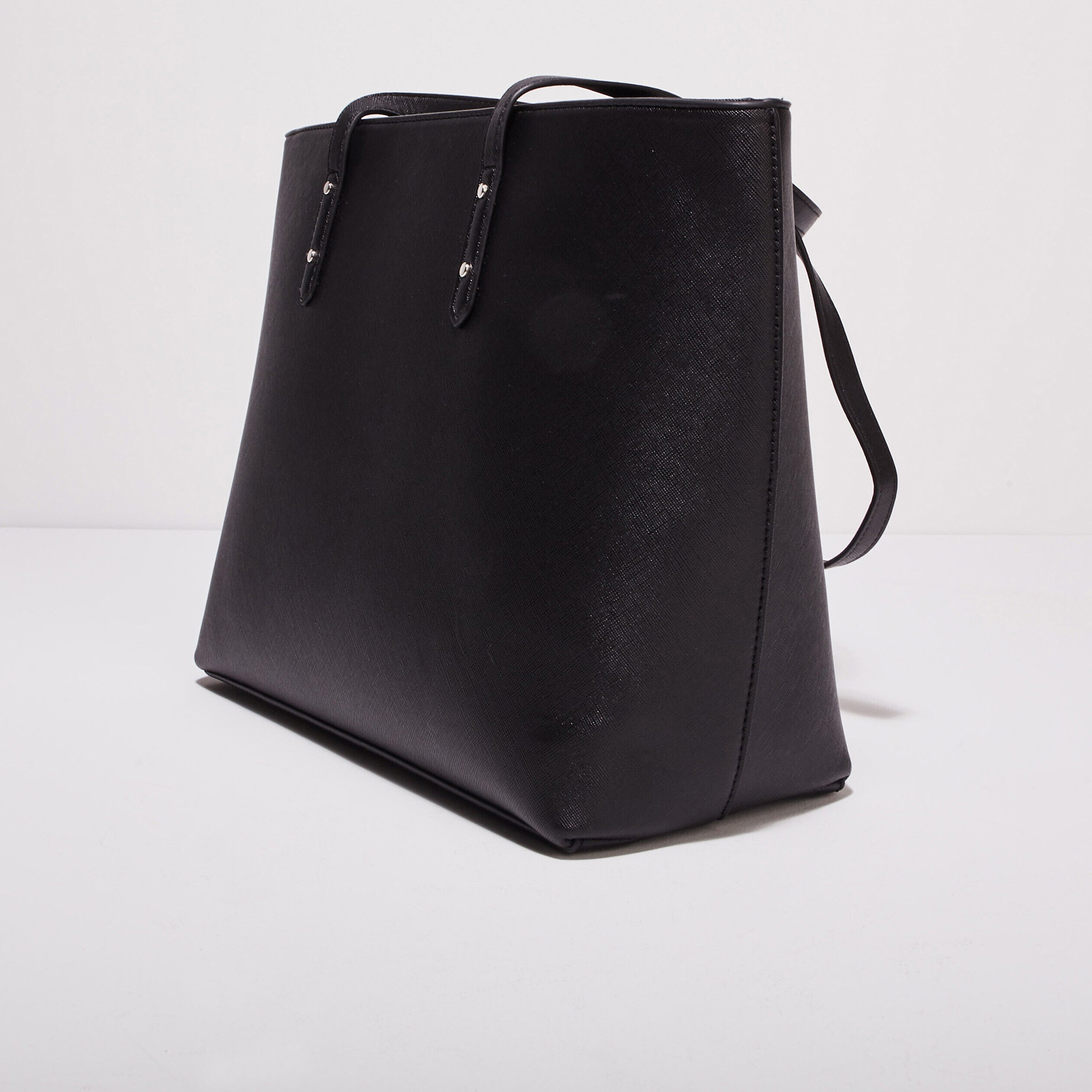 Sac cabas rectangulaire noir femme | Cache Cache
