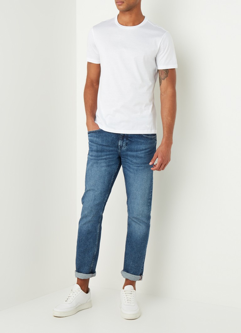Tricou cu guler rotund Emporio Armani