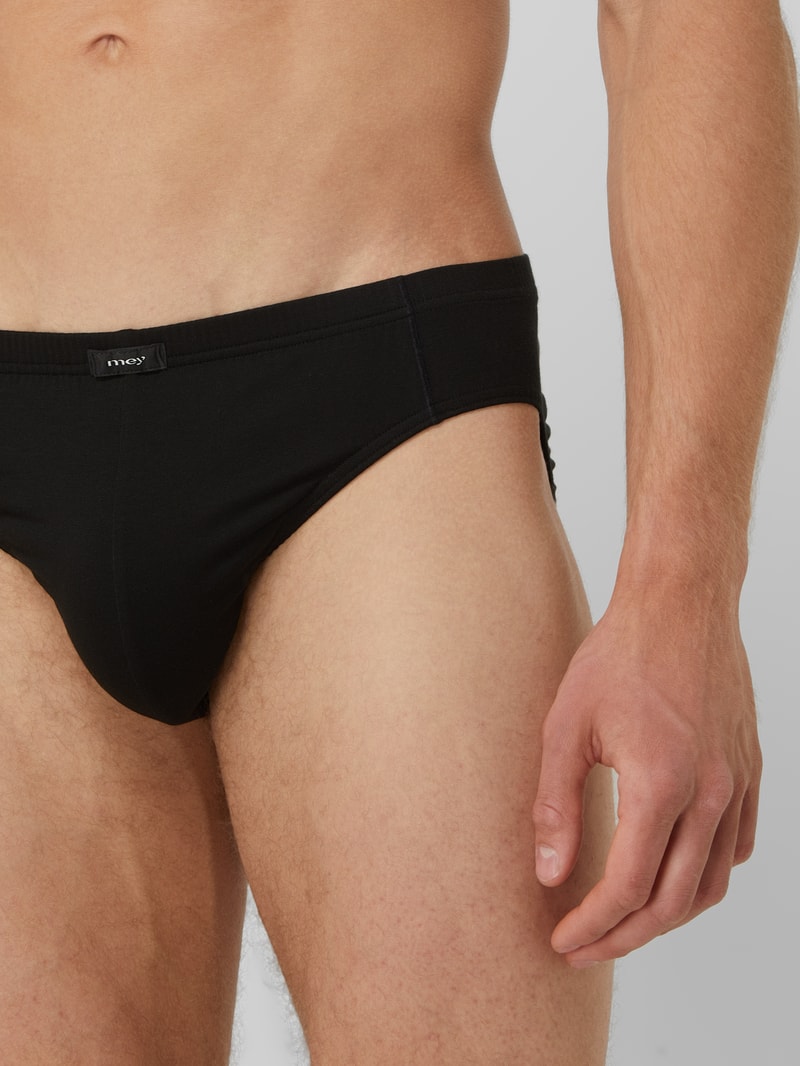 Slip aus Lyocellmischung in marineblau
