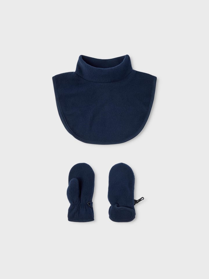 name it Rollkrageneinsatz und Fausthandschuhe im Set in dark sapphire günstig kaufen