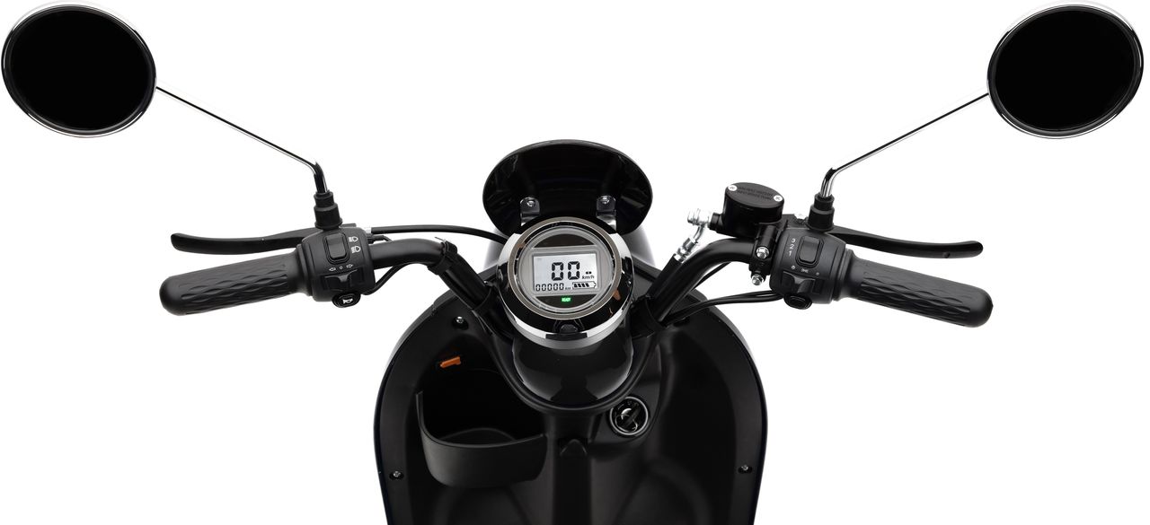 Econelo Elektrozweiradroller 45 km/h  ECONELO EMO SCHWARZ