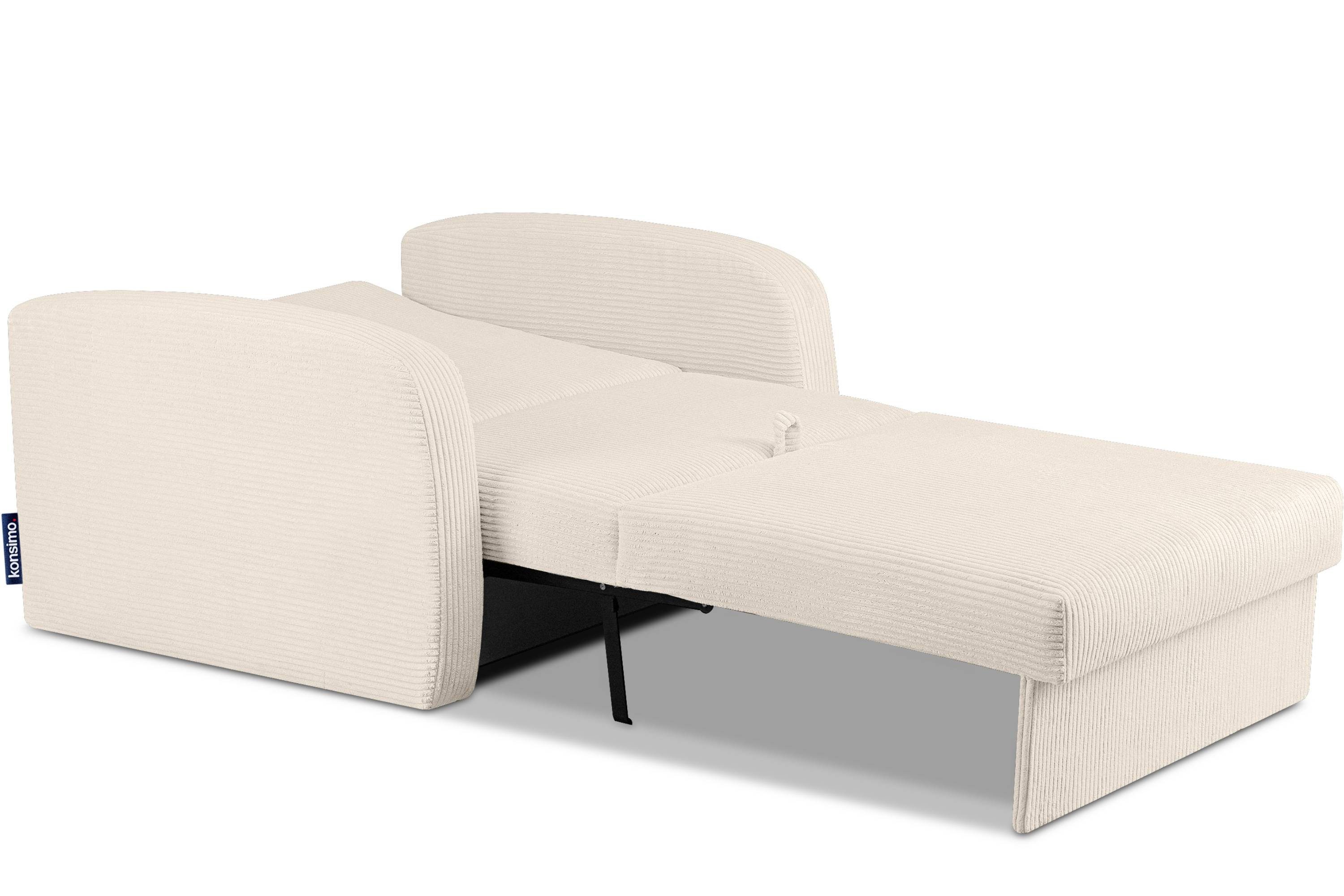 Konsimo Relaxsessel TILUCO Relaxsessel Schlafsessel Kindersofa, hergestellt in der EU, mit Schlaffunktion, mit Bettkasten, Liegesessel