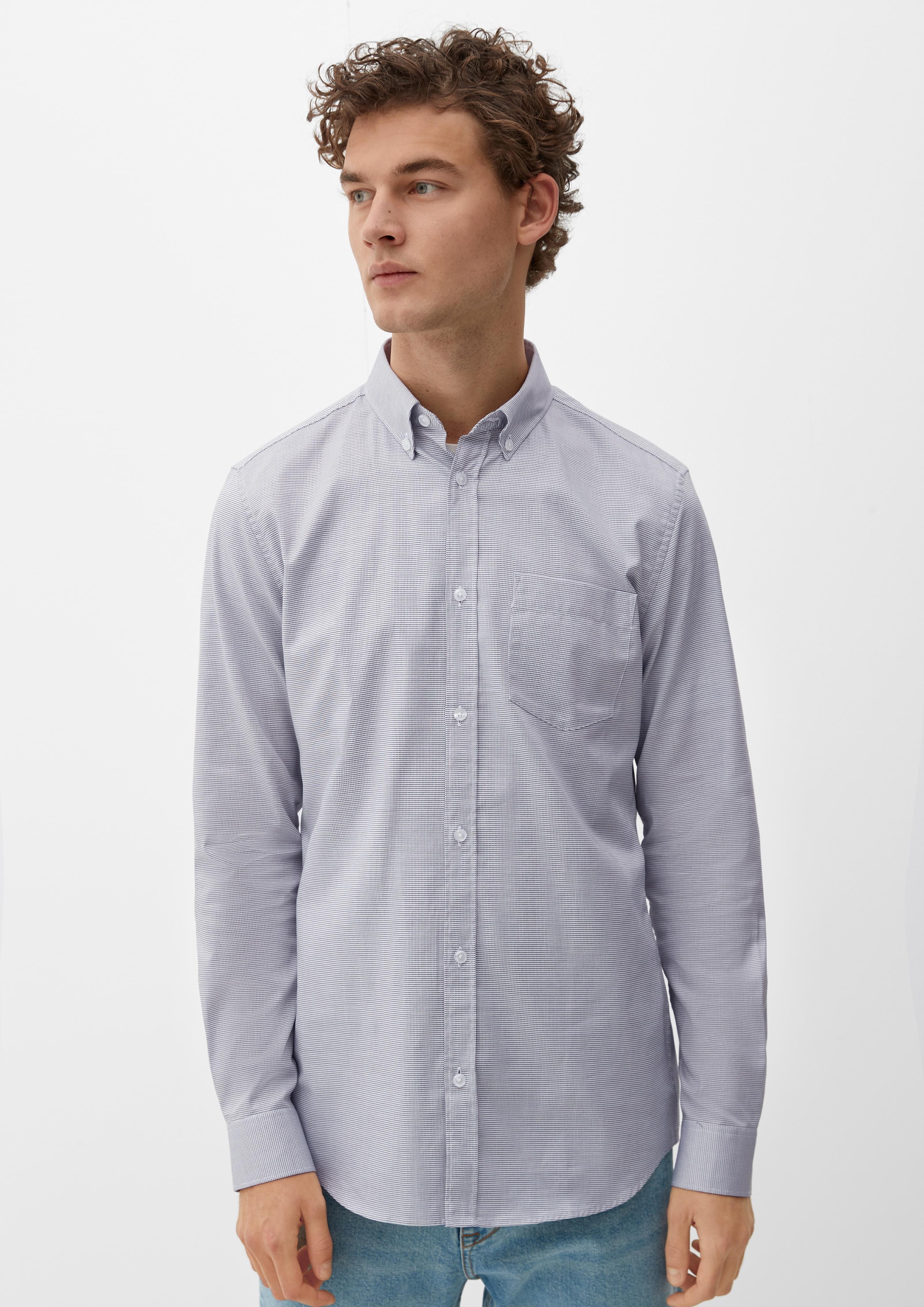 Slim: Hemd mit Minimalmuster  2127460-59K3